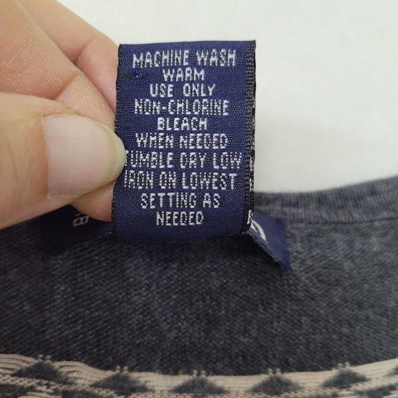 By Artisan Dress Women‎ L Zig-Zag Striped Drape Neck Sweater Viscose Grey - Picture 5 of 9